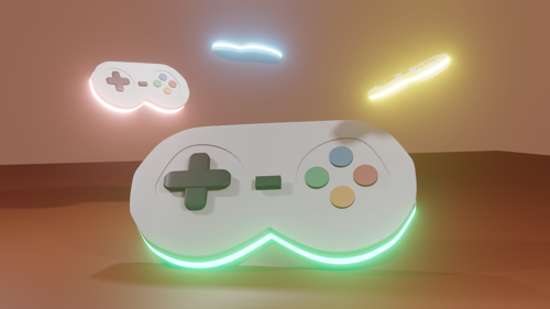 glowing gampad  preview image